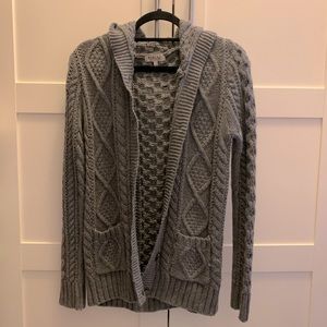 WHO.A.U Chunky Grey Sweater - Small